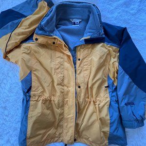 XL Mens Yellow & Grey Columbia Ski/Winter Jacket